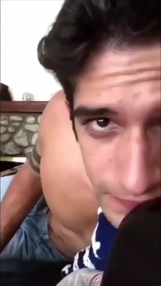 fag tyler posey showing his cock.